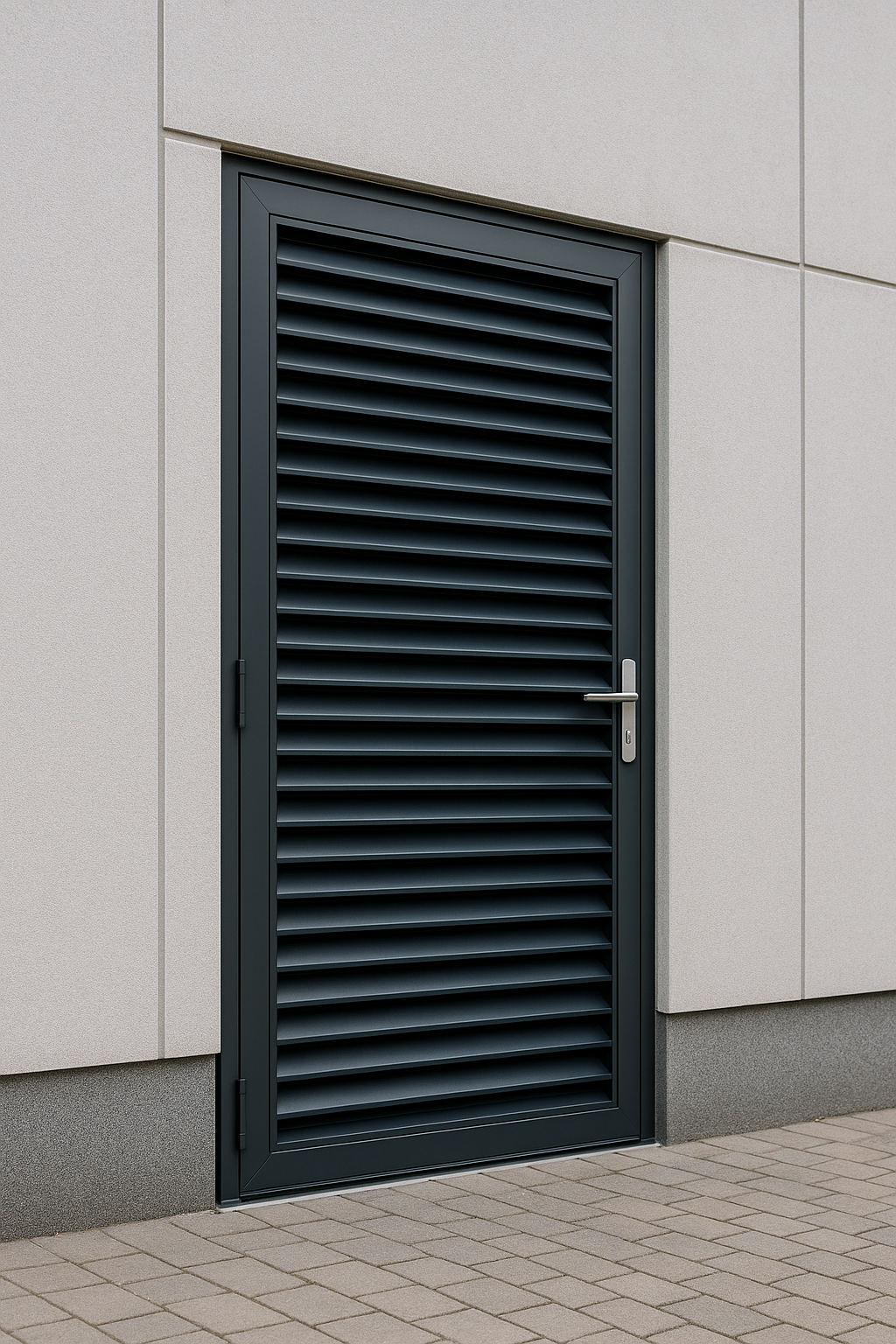 aluminium louvred doors - professional louvred doors available in Nottingham from UK manufacturers